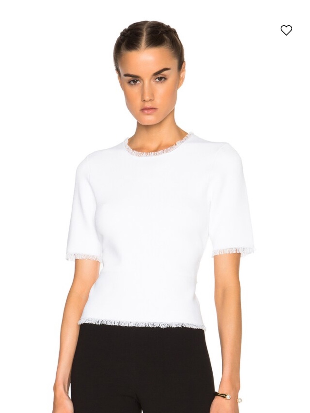 ALC “Rudin”peplum top.